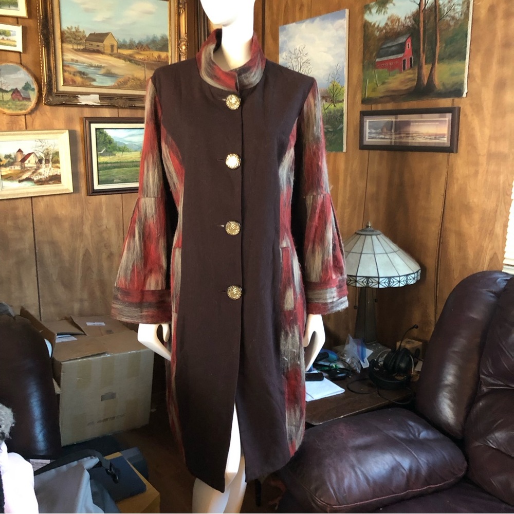 Unique Wool Blend Jacket - Picture 5 of 11